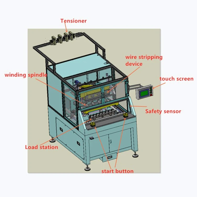 Drone motor winding machine